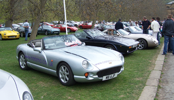 TVR Club meet, Chatsworth House