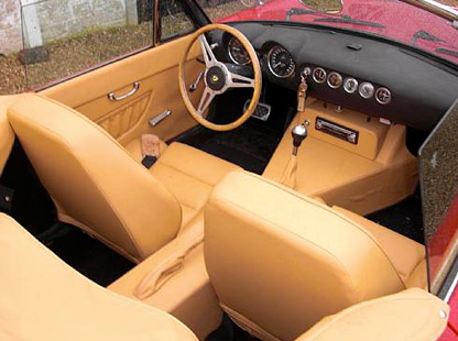 Ferrari Spyder interior