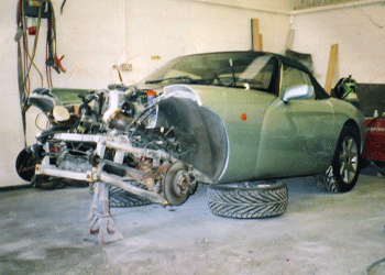 TVR accident repair
