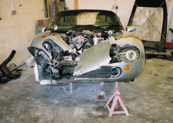 TVR accident repair
